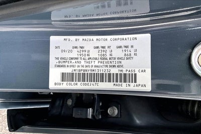 2021 Mazda Mazda3 Hatchback 2.5 Turbo Premium Plus