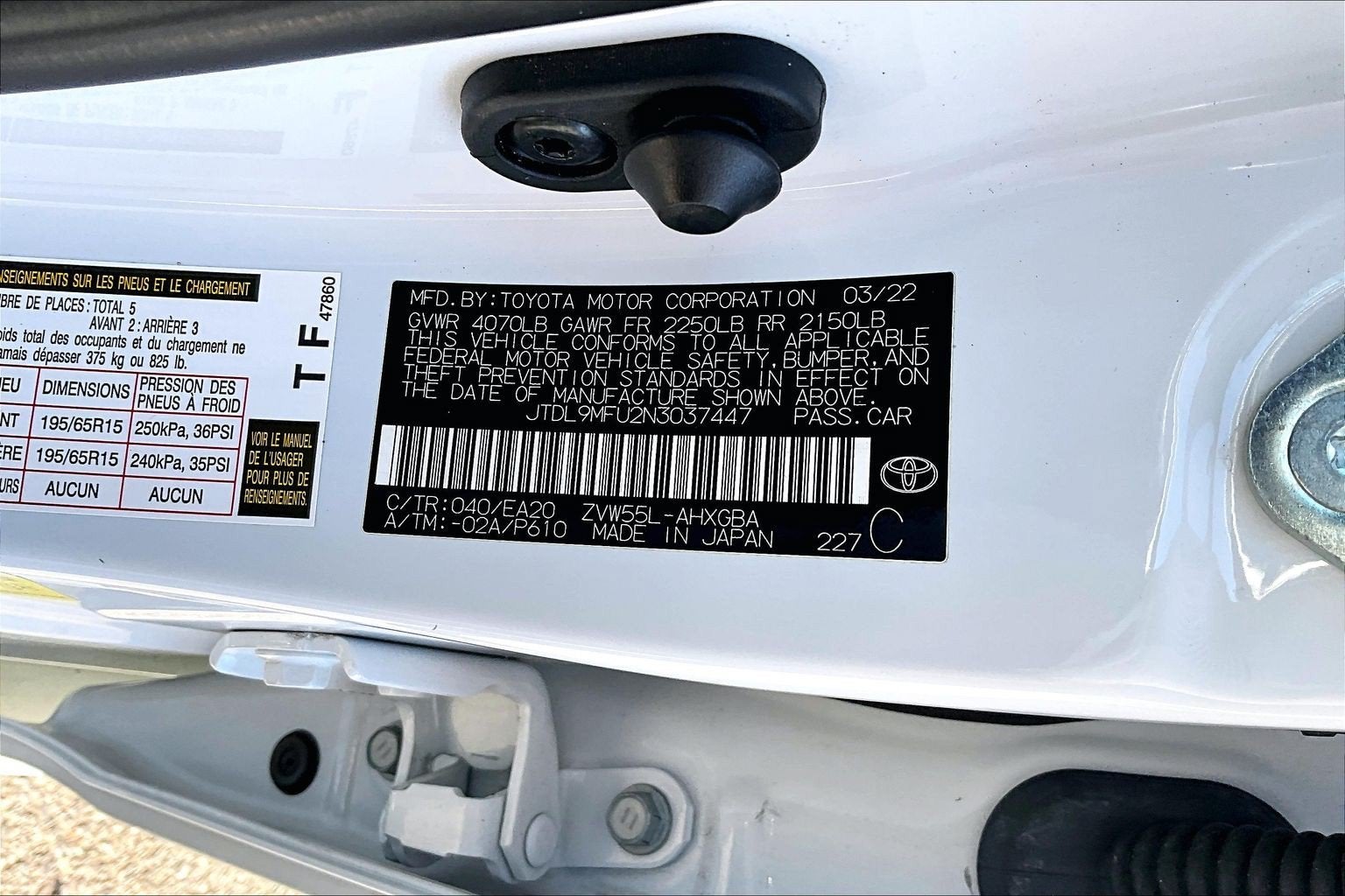 2022 Toyota Prius Base