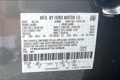 2026 Ford Explorer Active w/200A Pkg