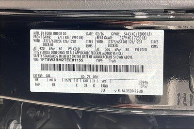 2026 Ford Super Duty F-350 SRW LARIAT