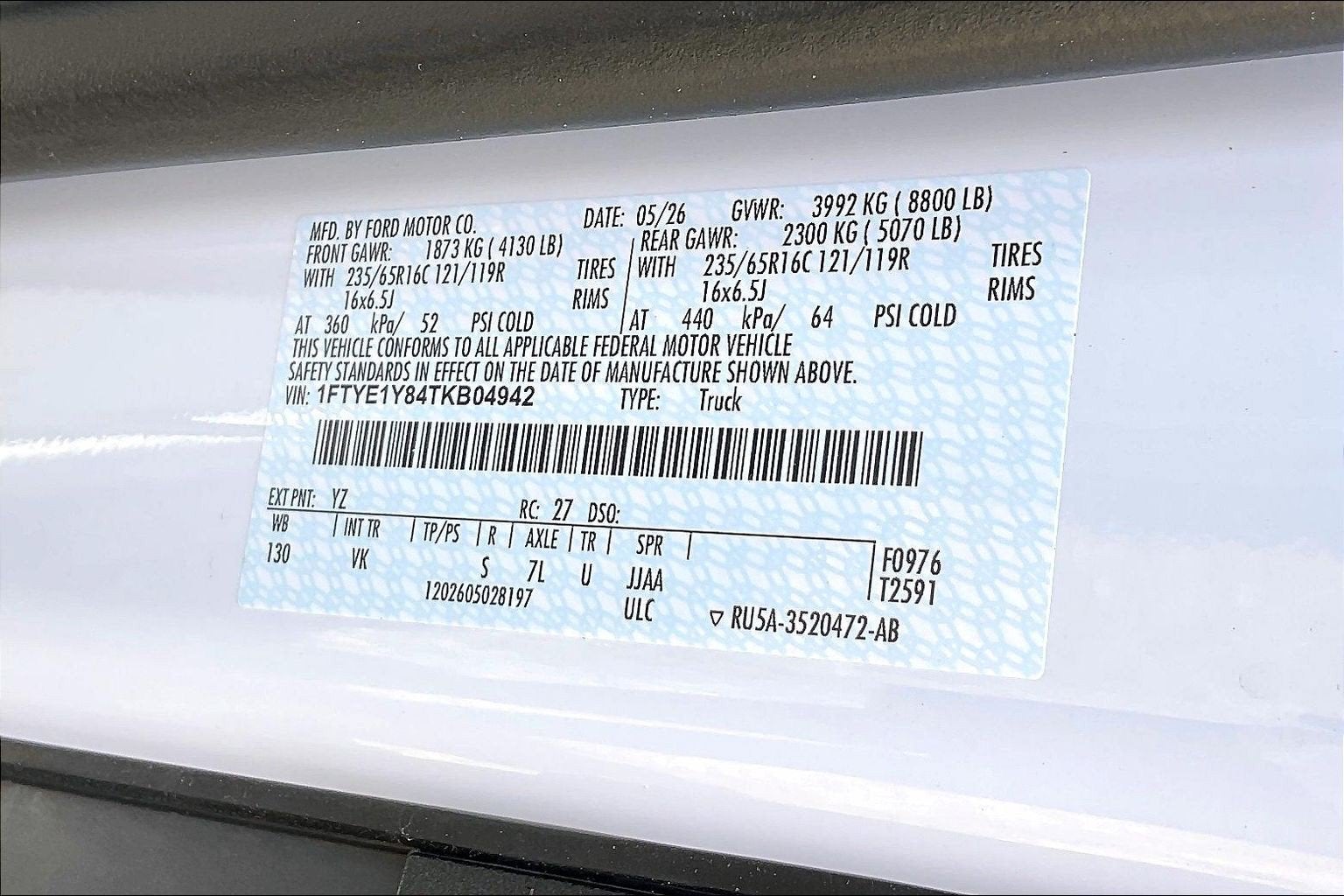 2026 Ford Transit Cargo Van Cargo Van