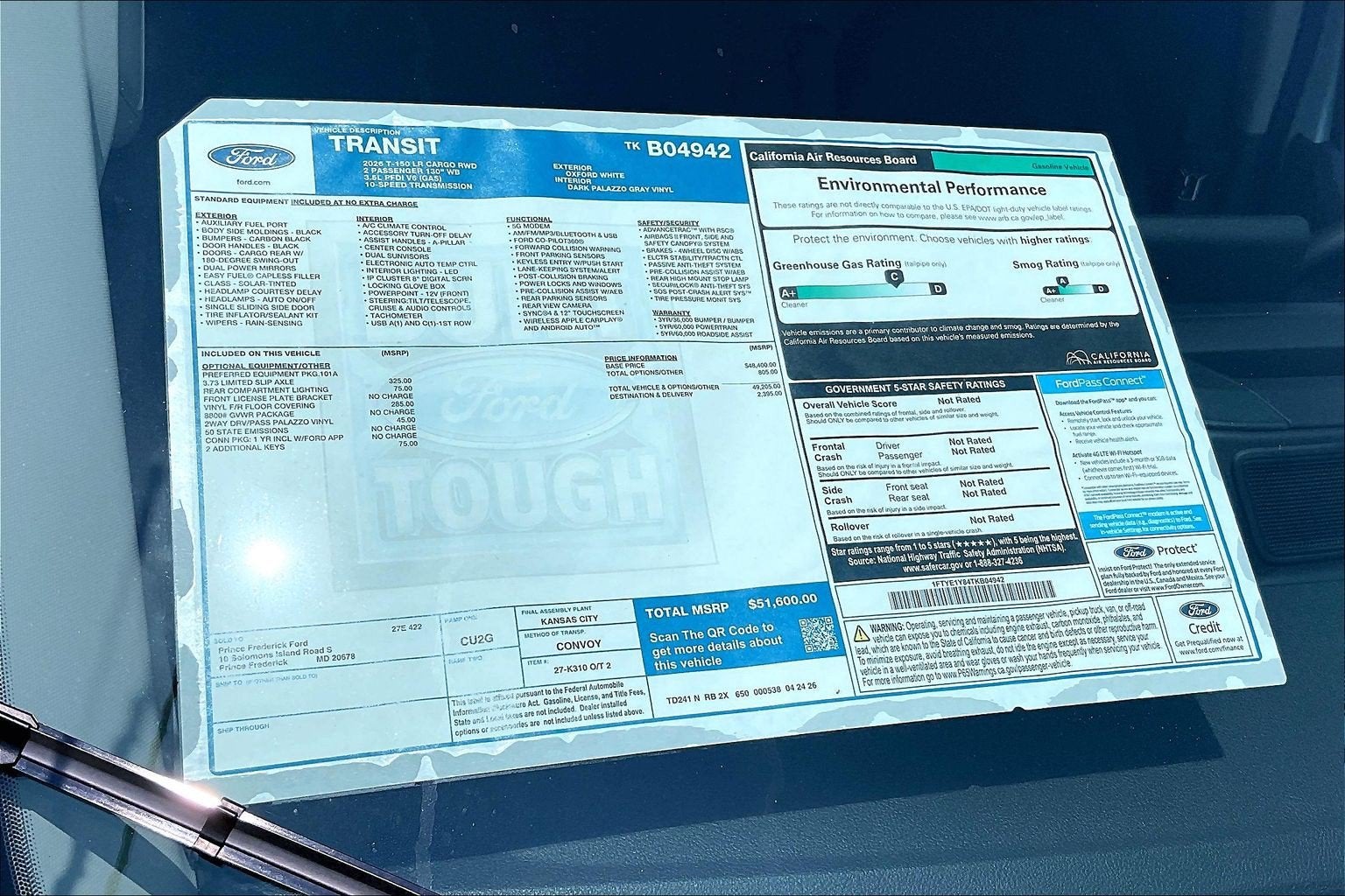 2026 Ford Transit Cargo Van Cargo Van