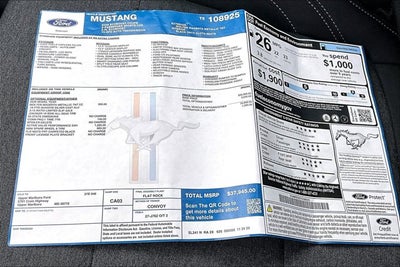 2026 Ford Mustang EcoBoost® Fastback