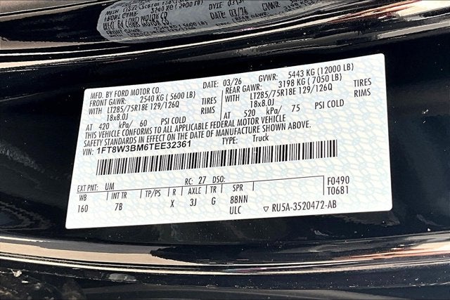 2026 Ford Super Duty F-350 SRW Platinum