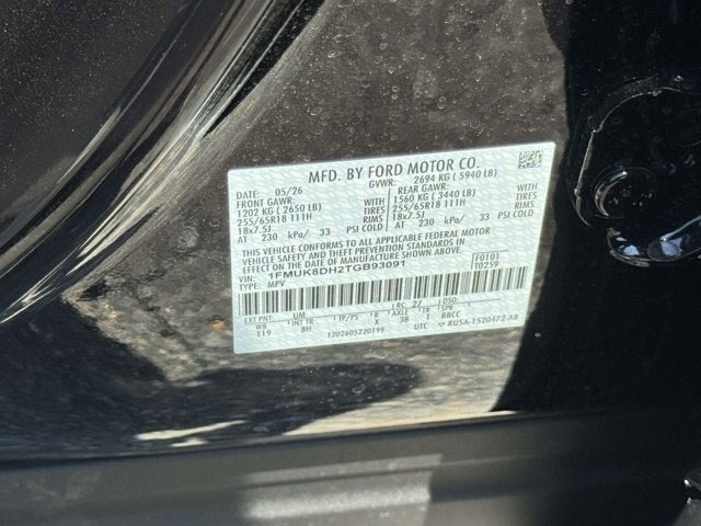2026 Ford Explorer Active w/200A Pkg