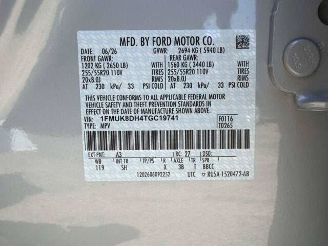 2026 Ford Explorer Active w/200A Pkg