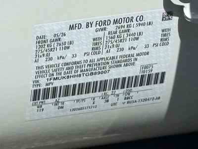 2026 Ford Explorer Platinum™