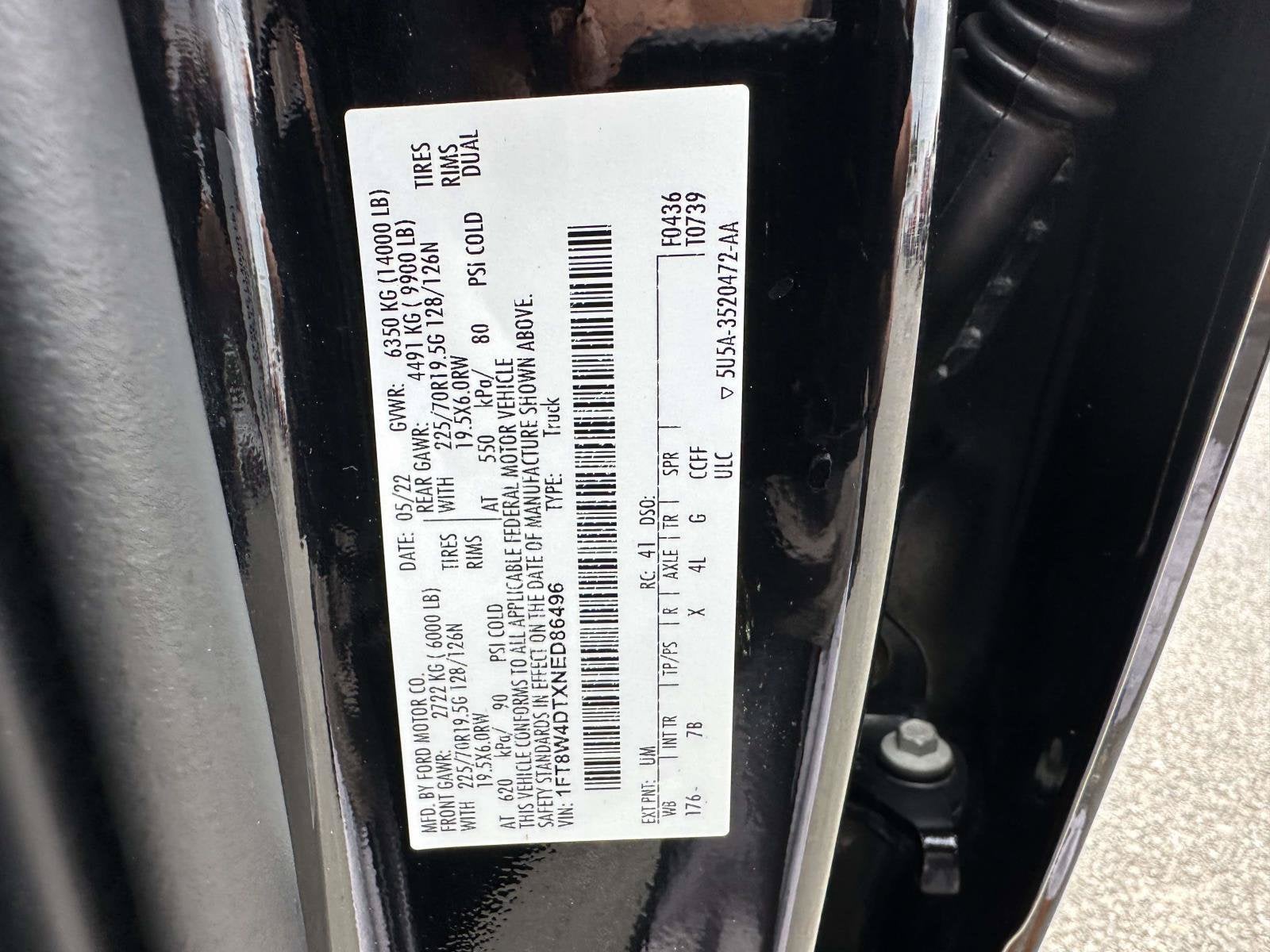 2022 Ford Super Duty F-450 DRW Platinum