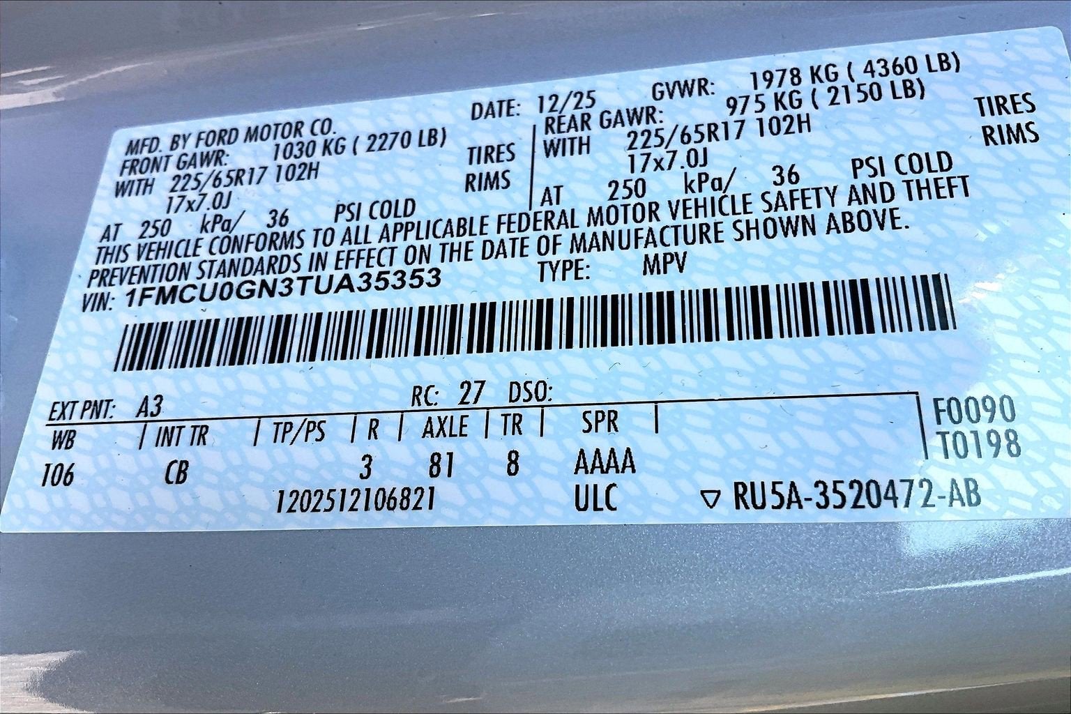 2026 Ford Escape Active