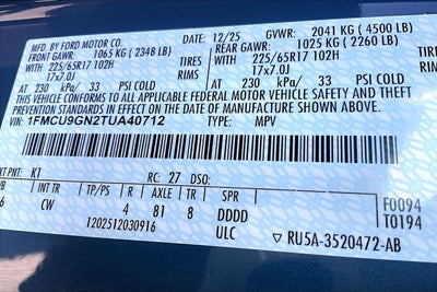 2026 Ford Escape Active