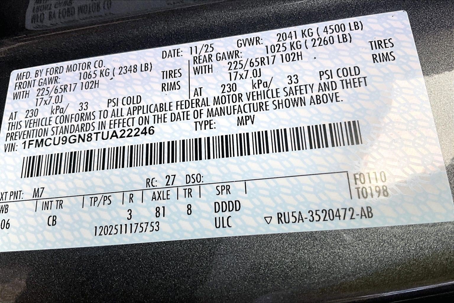 2026 Ford Escape Active