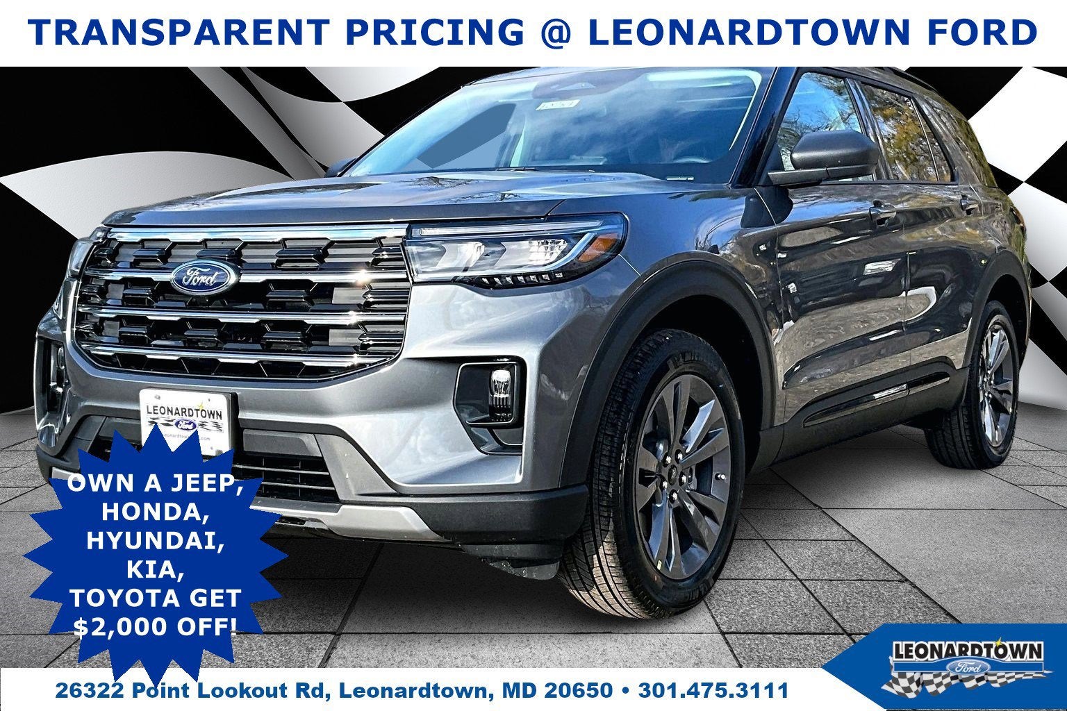 2026 Ford Explorer Active w/200A Pkg