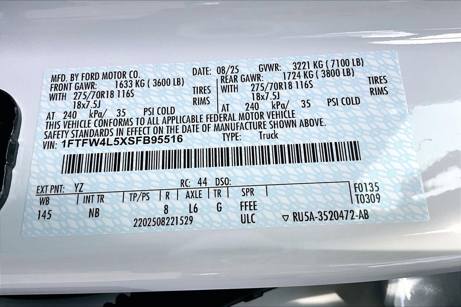 2025 Ford F-150 Tremor