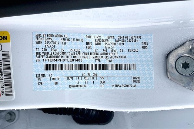 2026 Ford Ranger LARIAT