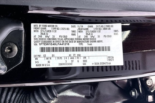 2020 Ford F-150 King Ranch