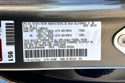 2024 Toyota Tacoma 4WD Base