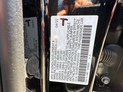 2022 Acura TLX w/Technology Package