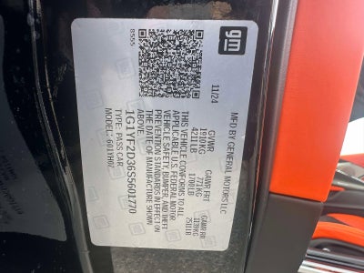 2025 Chevrolet Corvette Z06 3LZ