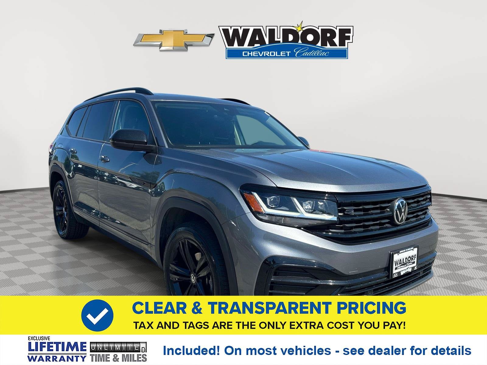 2023 Volkswagen Atlas 3.6L V6 SEL R-Line Black