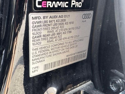 2021 Audi Q8 Premium Plus