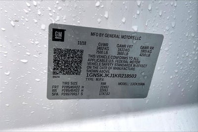 2019 Chevrolet Suburban Premier