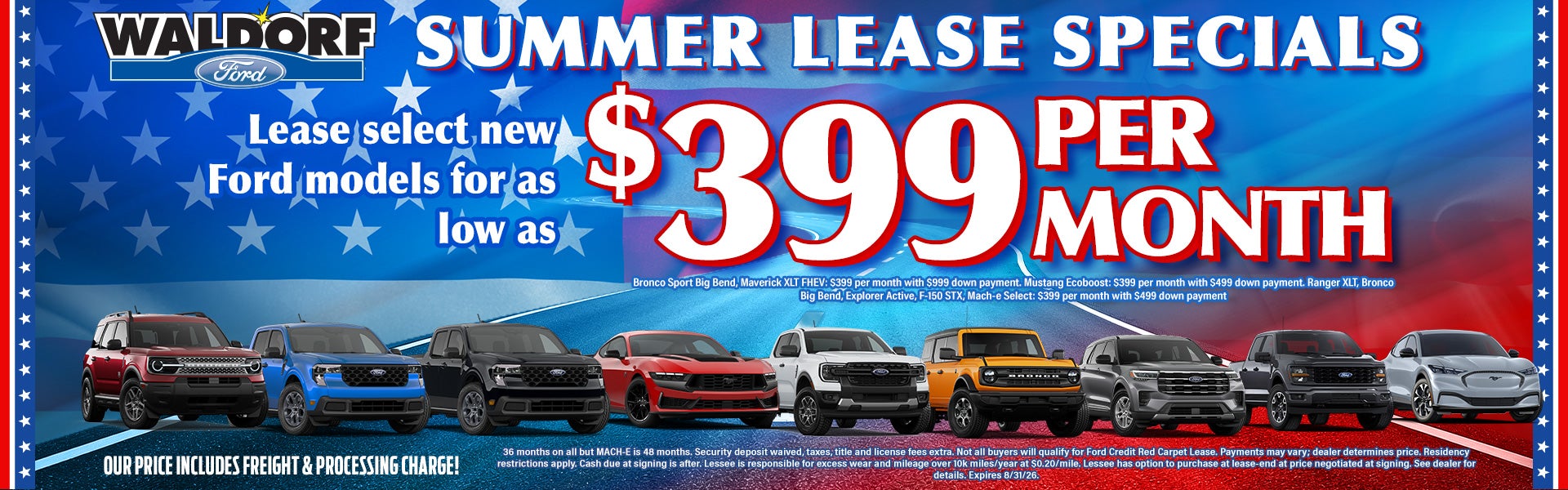 Summer Lease Specials