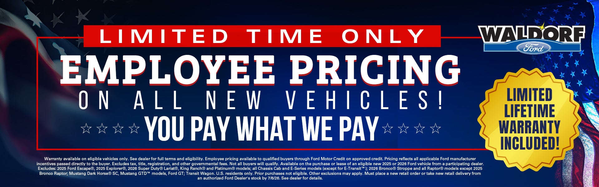 Employee Pricing