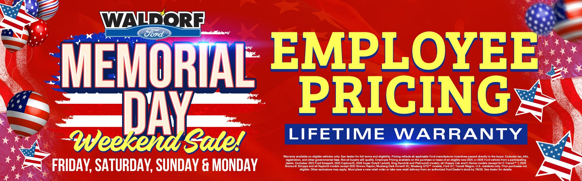 Memorial Day Sale!